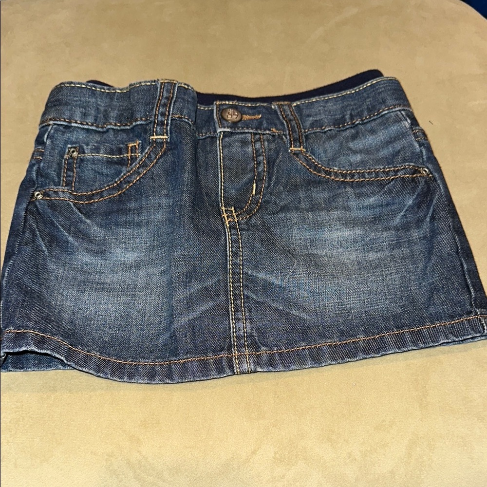 Denim Mini Skirt